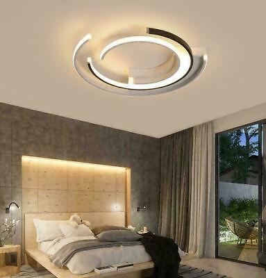 #ad Modern Art Acrylic 36W 52W LED Ceiling Lamp Lighting Fixture Remote Dimming $110.39