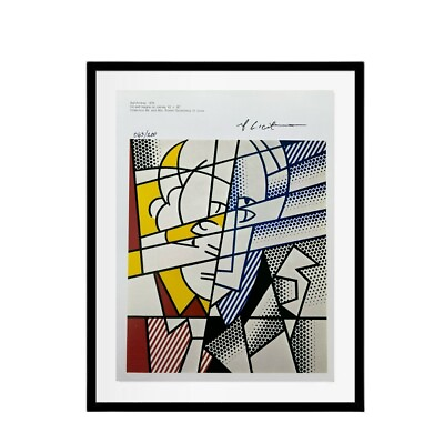 #ad Roy Lichtenstein Signed Print Self Portrait 1976 Print Pop Art $76.50