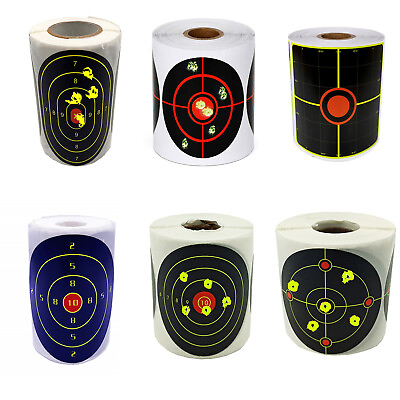 #ad 3 inch 4 inch Adhesive Reactive Shooting Splatter Target Stickers $12.99
