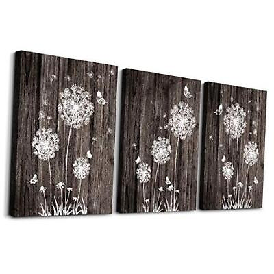 #ad Wall Decorations For Living Room Canvas Wall 12 x 16 in 3 Piece The Dandelion $46.38
