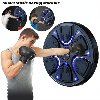 #ad Boxing Training Target Wall Mount Bluetooth Music Indoor React Exercise Machine $107.87