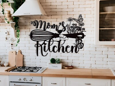 #ad Kitchen GiftsCustomMetal Sign for KitchenPersonalized Kitchen Signs $55.19