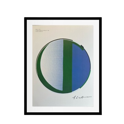 #ad Roy Lichtenstein Signed Print Mirror 1972 Limited EditionPop Art $42.49