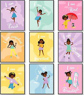 #ad 9Pcs Girls Room Decor Posters For Teen Girls Room Kids Room Decor For Girls U $17.28