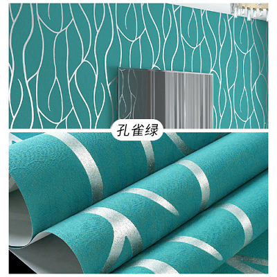 #ad 10m Wallpaper 3D Wall Paper Panel Mural Blue Green Gold Home Decoration Room $85.88