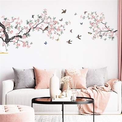 #ad Wall Birds Tree Stickers Decal Vinyl Branch Decor Home Art Room Decals Mural Bed $13.58