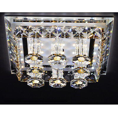 #ad Luxury Modern Home Decorative K9 Crystal Ceiling Light LED Bedroom Chandelier US $20.95