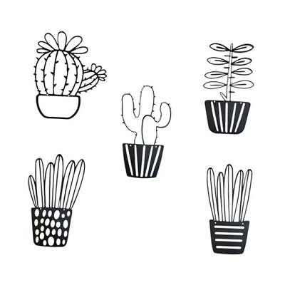 #ad 1Kit Metal Succulent Wall Decor;Cactus Metal Wall Decorations;Metal Wall Middle $30.89