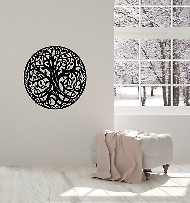 #ad Vinyl Wall Decal Celtic Tree Branches Irish Art Room Home Stickers ig5917 $67.99