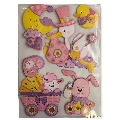 #ad 3D Decoration Pink Stickers for Your Wall Baby Nursery $19.99