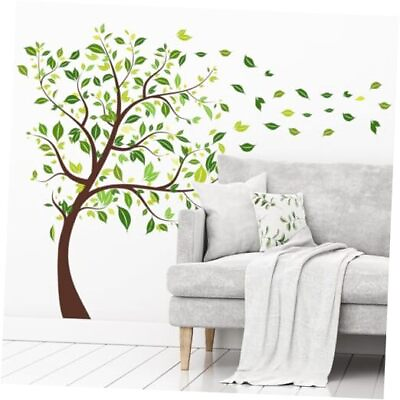 #ad Green Tree Wall Stickers Art Decoration Wall Decals Wall Decor for Big Tree $22.58
