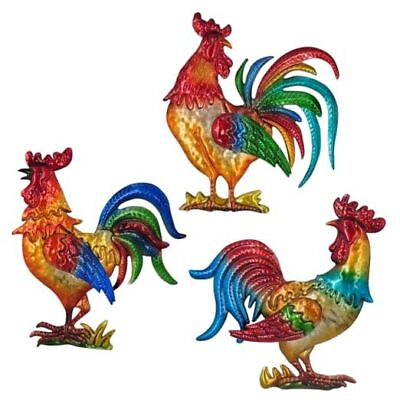 #ad #ad Rooster Metal Wall Art Decor Rooster Kitchen Decor Chicken Decor Living Room $35.43