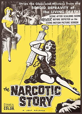 #ad 6766.Narcotic Stories drugs movie POSTER.Home room Decor.Wall art design $25.00