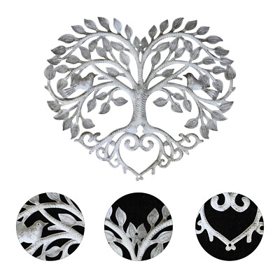 #ad Family Tree Wall Art Metal Decor of Life Decoration Household Home $18.29