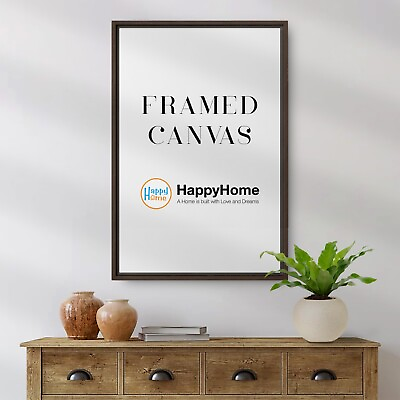 #ad #ad Framed Canvas Wall Art HappyHome Shop $255.50