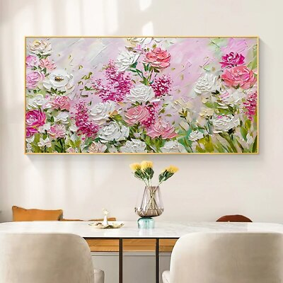 #ad Abstract Flowers Picture Canvas Wall Art Home Decoration Canvas Painting Posters $26.31
