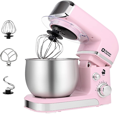 #ad Kitchen in the box Stand Mixer3.2Qt Small Electric Food Mixer6 Speeds Portable $83.96
