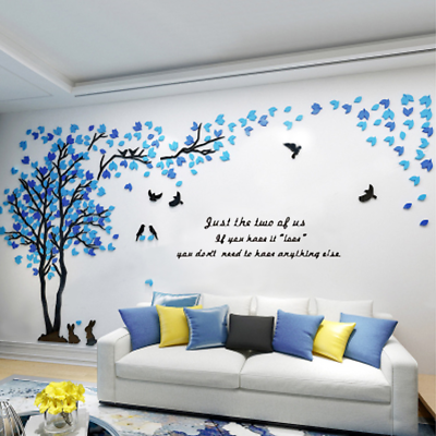 #ad 3D Flower Tree Home Room Art Decor DIY Wall Sticker Removable Decal Vinyl Mural $19.99