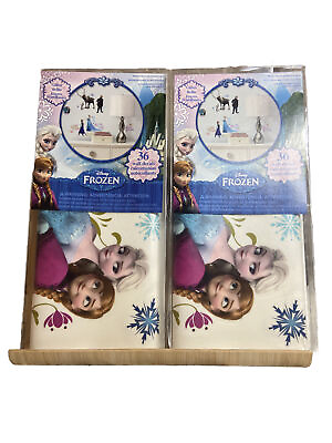 #ad 2 Packs Disney Frozen Wall Decals Decorative Peel amp; Stick 36 Decals Pack $16.00