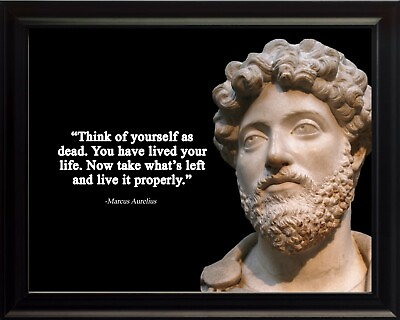 #ad #ad Marcus Aurelius Think of yourself Poster Print Picture or Framed Wall Art $15.67