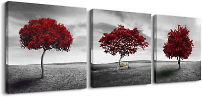 #ad Canvas Wall Art Painting Decor Panoramic Black and White Mangrove 12″ X 12″ $45.99