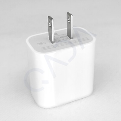 #ad OEM Apple 20W USB C Wall Charger Power Adapter in Bulk for iPad iPhone 14 13 12 $13.99