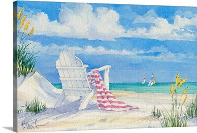 #ad Seclusion Beach Canvas Wall Art Print Coastal Home Decor $171.99
