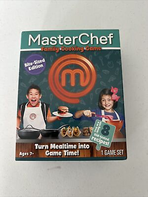 #ad Master Chef Family Cooking Game Bite Sized Edition 8 Kid Tested Recipes $11.57