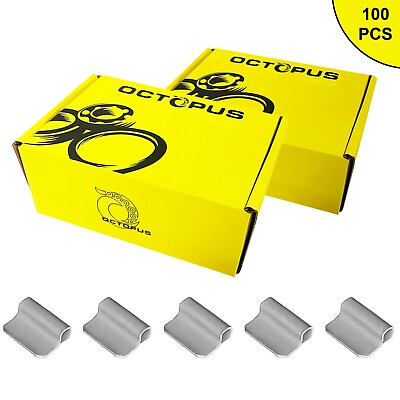 #ad #ad 100 Pcs of OCTOPUS FE Clip On Wheel Weight Balance P STYLE 0.25 oz $32.95