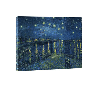 #ad Canvas Prints Van Gogh Wall Art Painting Repro Pictures Home Decor Starry Night $13.99
