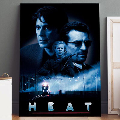#ad Canvas Print: Heat Movie Poster Wall Art $19.95