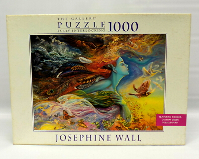 #ad 1998 MB Puzzle Gallery Series Josephine Wall The Spirit of Flight 1000 Pc SEALED $19.99