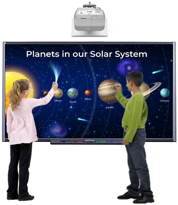 #ad Home School Technology Smart Board And Projector . 1 year guarantee $1298.00