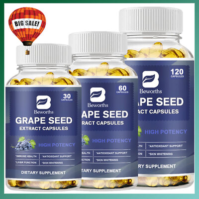 #ad #ad Grape Seed Extract Capsules 20000 Mg For Antioxidant Support Skin Whitening $9.99