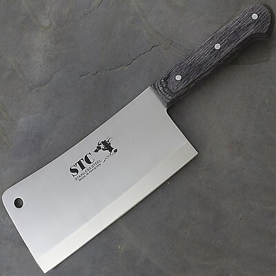 #ad 13quot; MEAT CLEAVER CHEF BUTCHER KNIFE Stainless Steel Chopper Full Tang Kitchen $14.95
