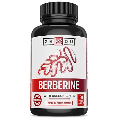 #ad Zhou Berberine with Oregon Grape 30 Servings 60 Count $22.45