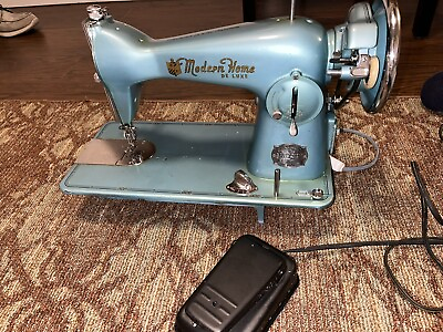 #ad Totally Refurbished Modern Home Sewing Machine. Leather amp; Canvas. Powerful. ZT $219.00
