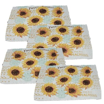 #ad #ad Sunflower Kitchen Decor Sets Featuring Sunflower Placemats Sunflower Kitchen ... $14.60
