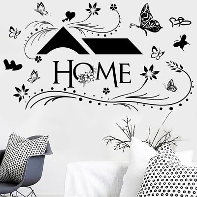 #ad Home Wall Decor Letter Signs Home Decorations Wall Stickers Wall Decorations ... $14.66