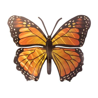 #ad Butterfly Wall Art Monarch Butterfly Wall Decor Metal Wall Decor Powder C... $83.53