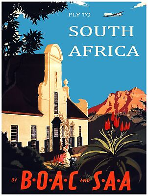 #ad #ad 7769.Decoration Poster.Home Room wall interior design.South Africa travel art $57.00