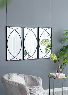 #ad 32” Rectangular Wall Mirrors with Black Frame Home Decor for Bedroom，Entryway $196.00