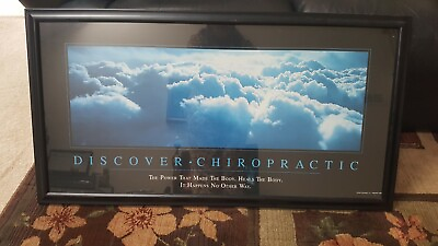 #ad #ad Chiropractic framed reception wall office picture height 20quot; x length is 38 in $199.00