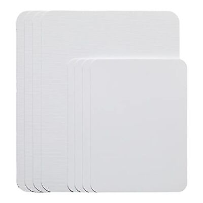 #ad 8 Pack Plastic Flexible Cutting Boards for Kitchen White Mixed Size $16.49