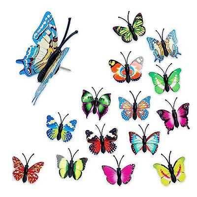 #ad Butterfly Thumb Tacks Decorative 50Pcs Push 50pcs 4cm $19.32