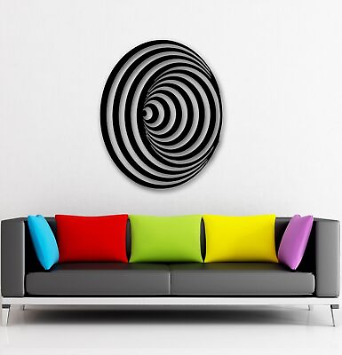 #ad Wall Stickers Vinyl Decal Optical Illusion Modern Home Decor Room ig950 $29.99