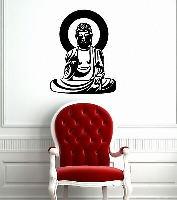 #ad Wall Stickers Vinyl Decal Buddha Meditation Religion Buddhism ig1343 $29.99