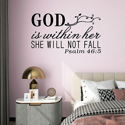 #ad #ad Wall Decals for Women Wall Decals for Bedroom God Quotes Bible Verse Christ... $20.62