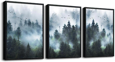 #ad Office Wall Decor Black Framed Canvas Wall Art for Living Room Wall Decorations $59.36