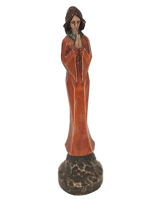 #ad Angel Praying Statue Woman Figurine Rustic Home Decor Southern Living At Home $14.95